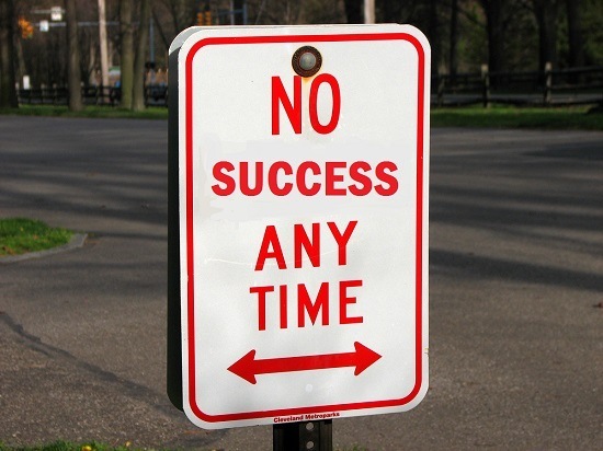 You Don't Need Permission - No Success sign